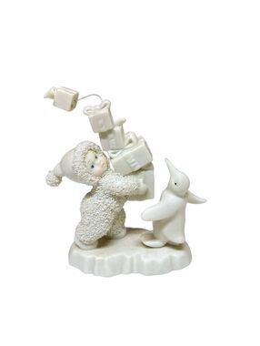 Vintage Department 56 Snowbabies I Have Lots to Give Figurine 2002